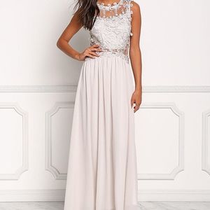 Grey Love Culture Prom Dress